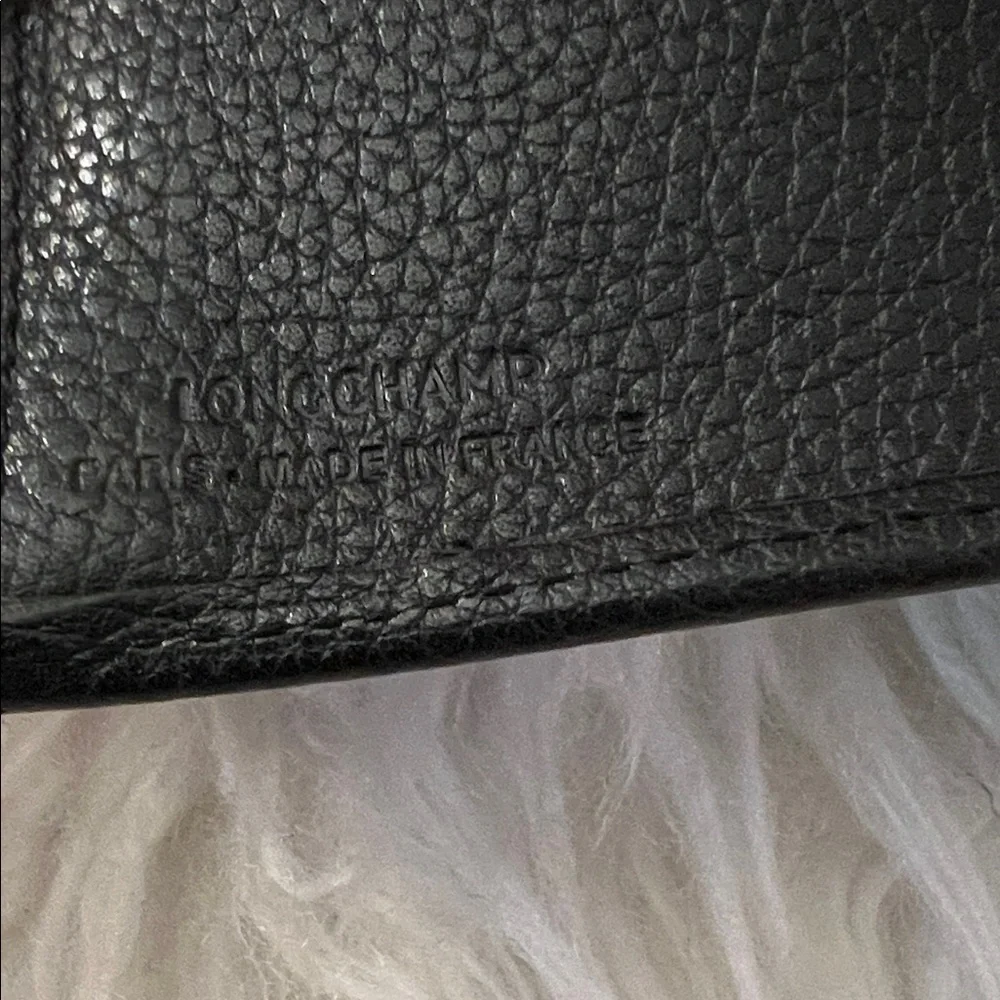 Longchamp Black Textured Leather Accessory - Picture 7 of 9